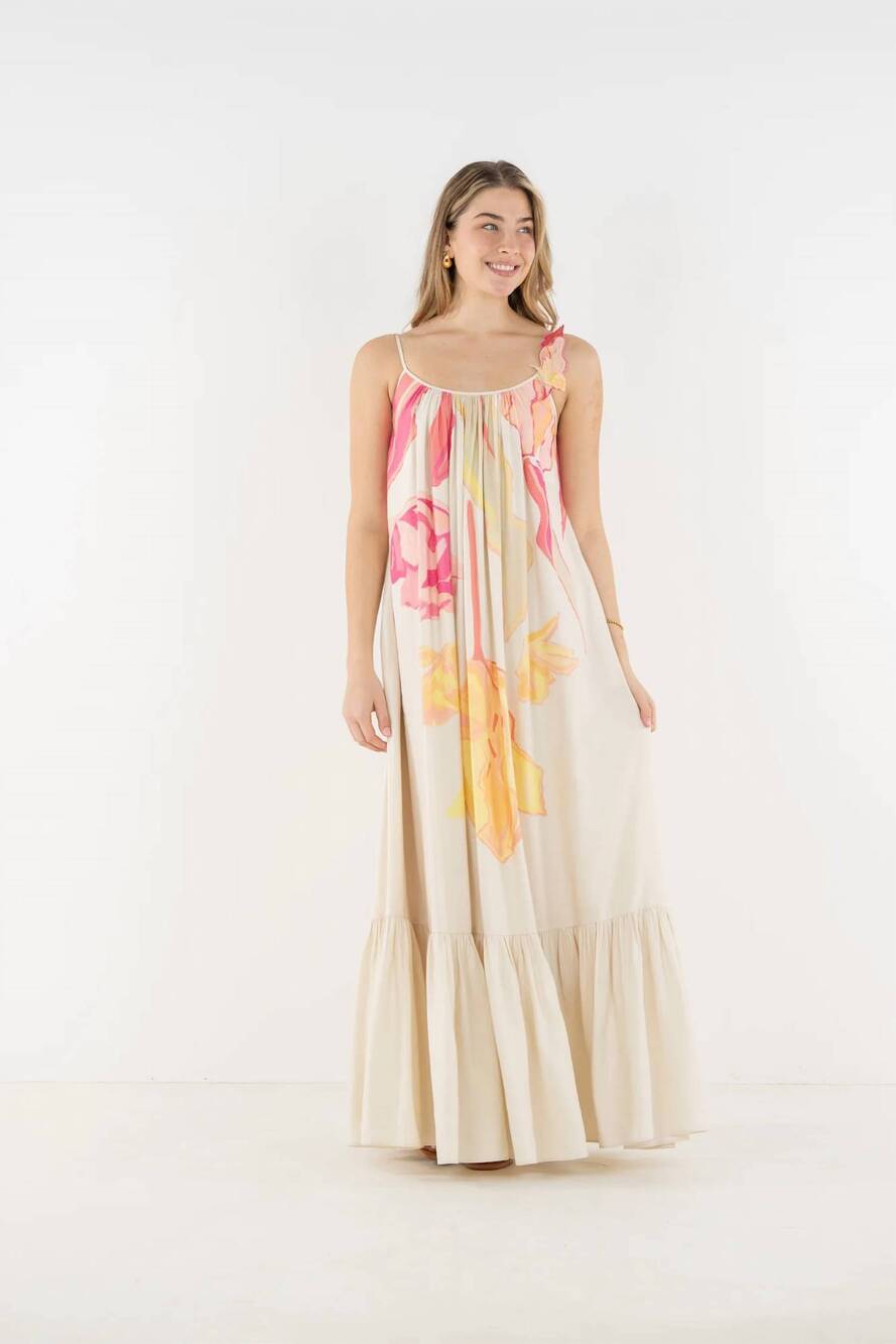 NEW EMILY MCCARTHY susannah maxi dress in botanical muse